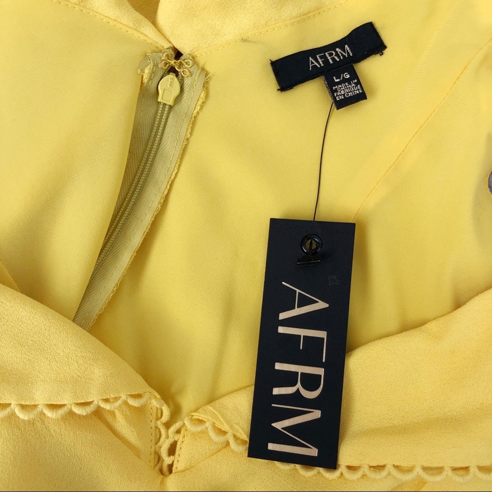 AFRM Ruffle Mini Dress - Picture 8 of 8